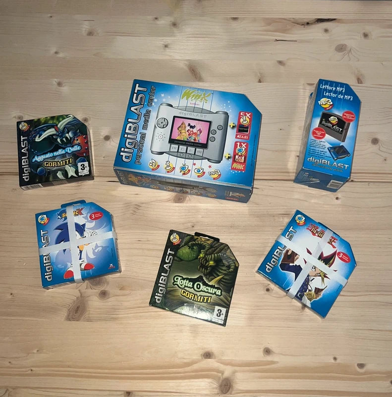 🎮 Digiblast Winx NUOVO + 4 Giochi Sigillati! Rarità da Collezione 🌟
